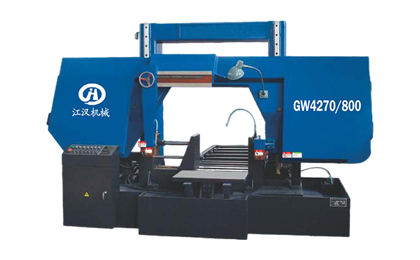 靖州GW4270/800双柱龙门卧式带锯床